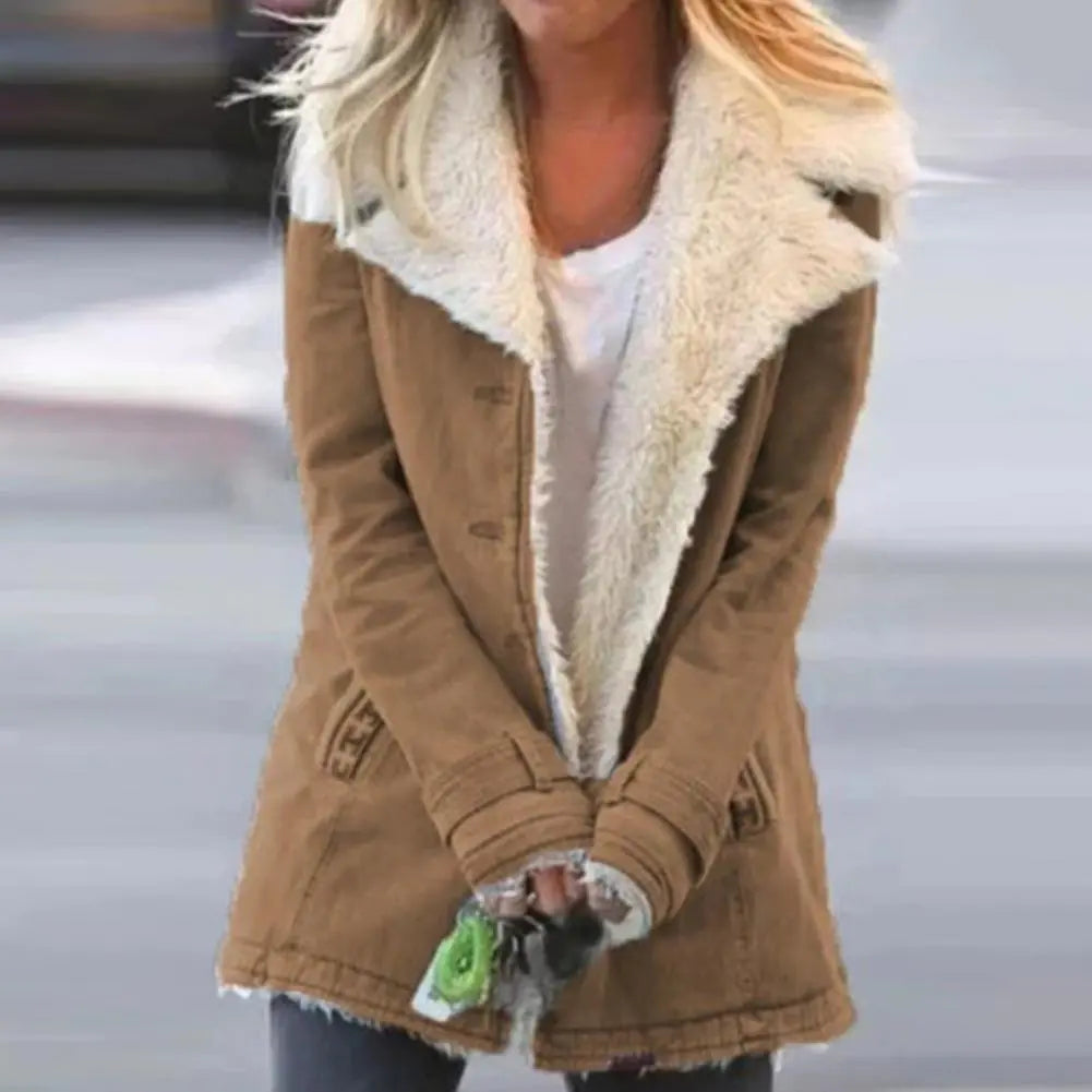 Thick Warm Hooded Parka Jacket for Women