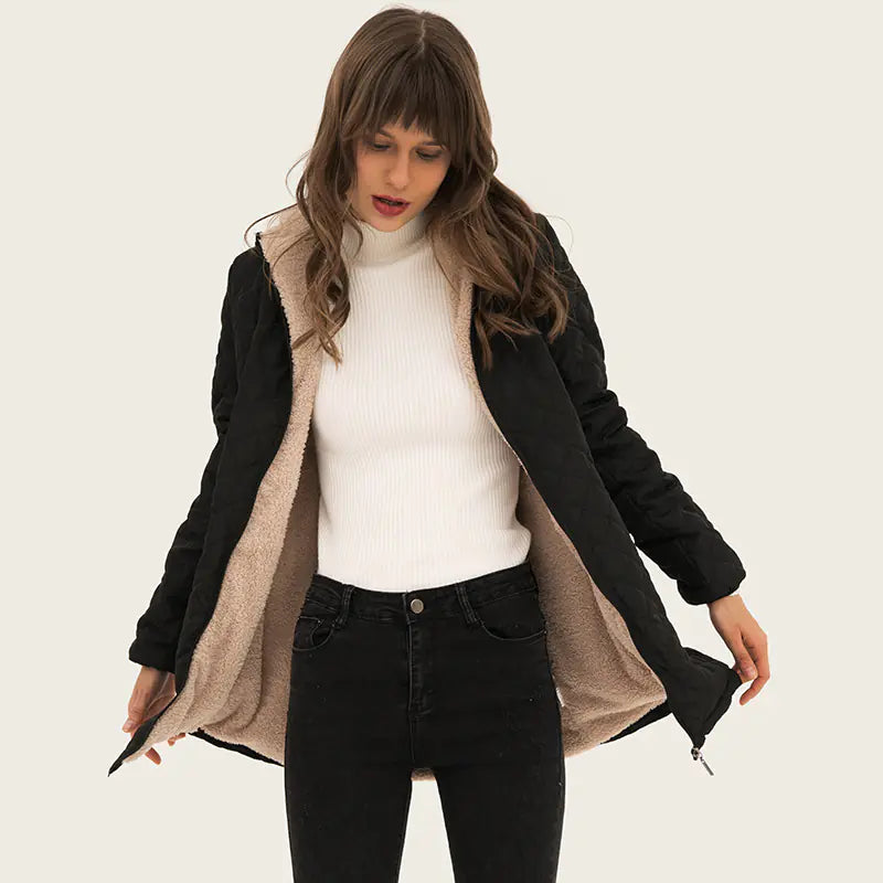 Lightweight Hooded Long Sleeve Cotton Jacket