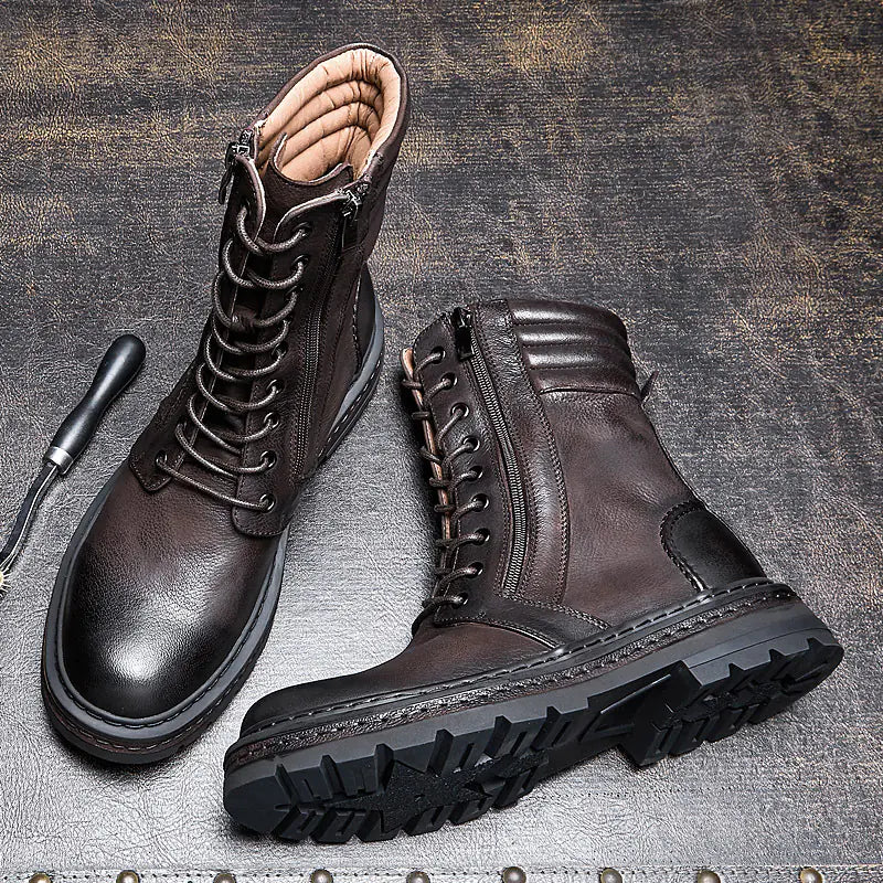 Men's High Top British Retro Martin Boots