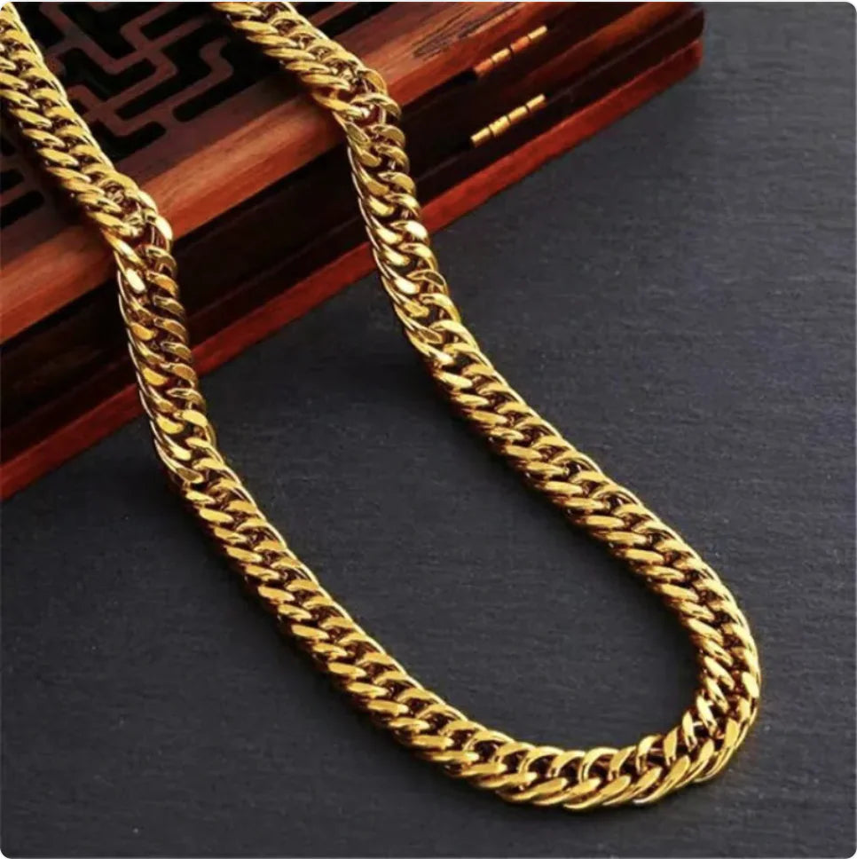 18K Gold-Plated Men's Necklace