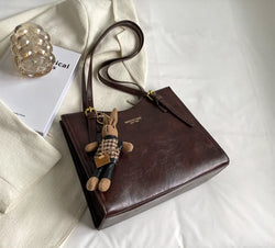 Bolso de hombro retro de gran capacidad