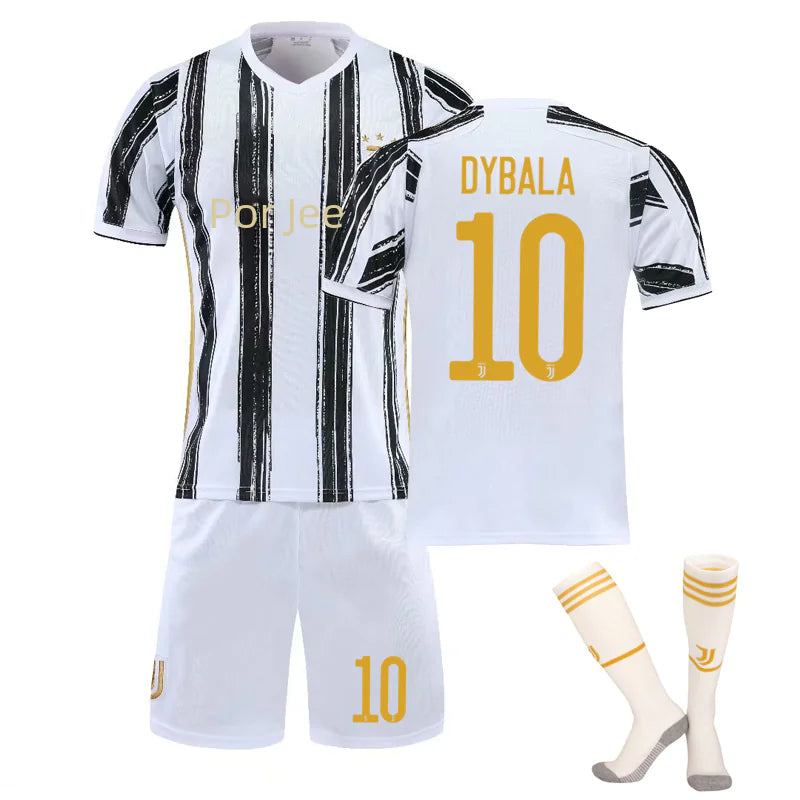 2021 Juventus Home Gold Jersey with Socks, Ronaldo 7