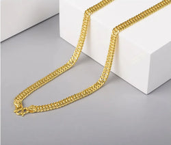 Collar de hombre chapado en oro de 18 quilates