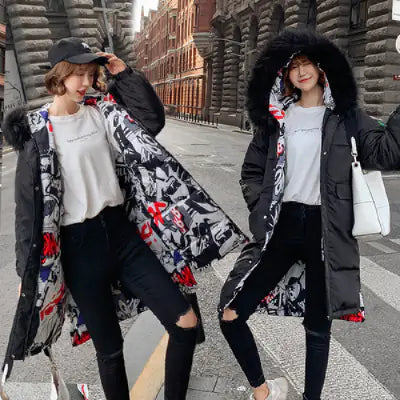 Reversible Cotton Jacket for Plus Size Women