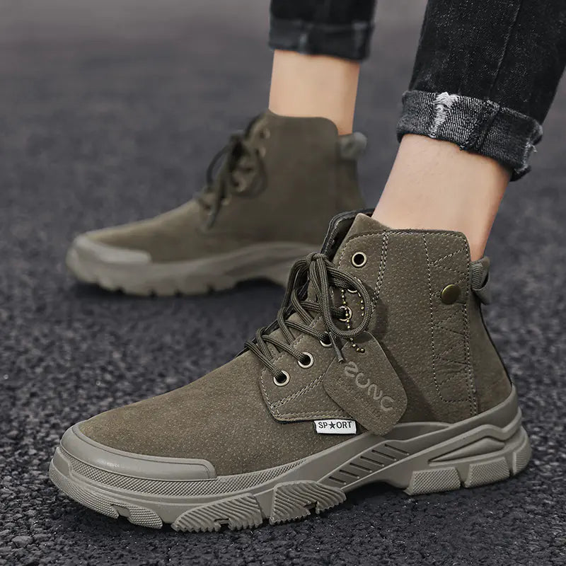 Men's High-Top British Style Trendy Martin Boots