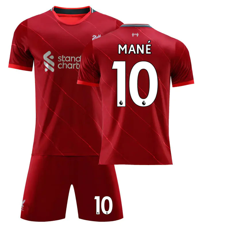 Soccer Jersey Set: Salah 11, Mane 10, Darwin 27