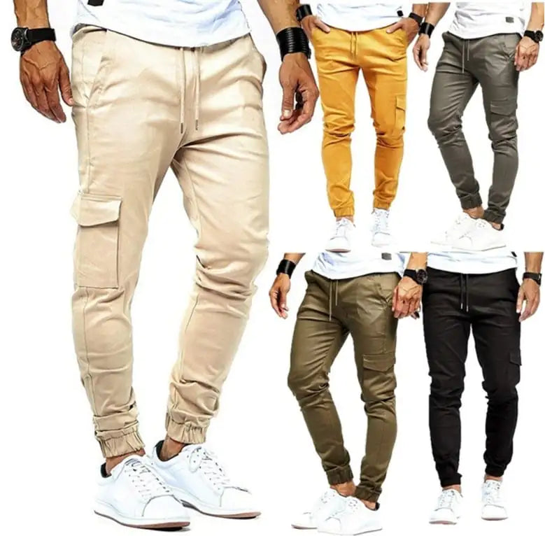 Men's Casual Solid Color Sports Trousers