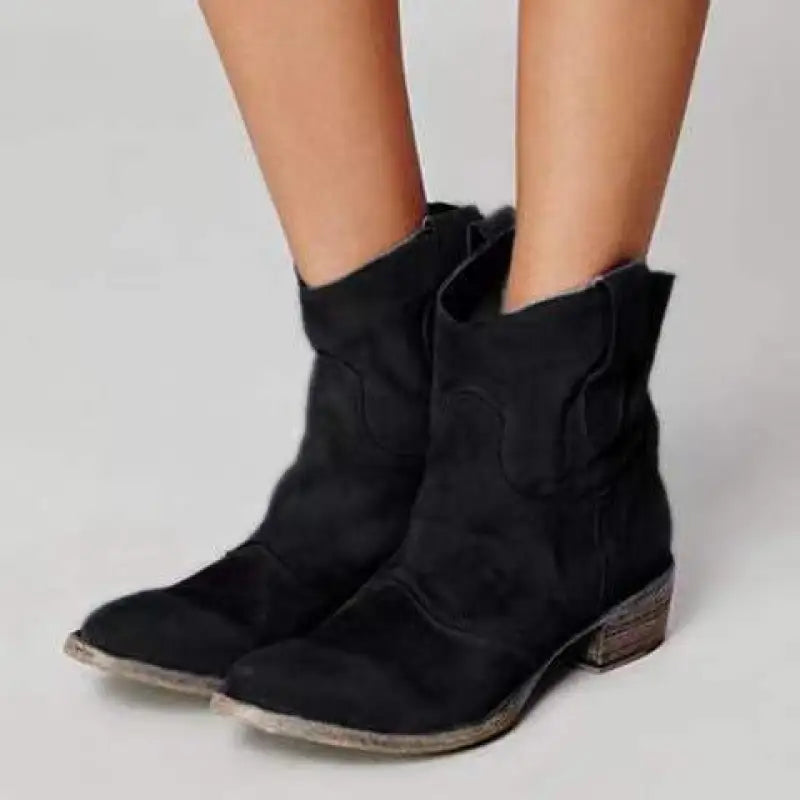 Heel Low Martin Boots