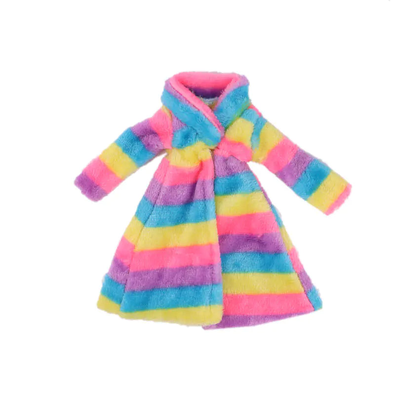 Plush Coat Accessories for 26-30cm Barbie Dolls