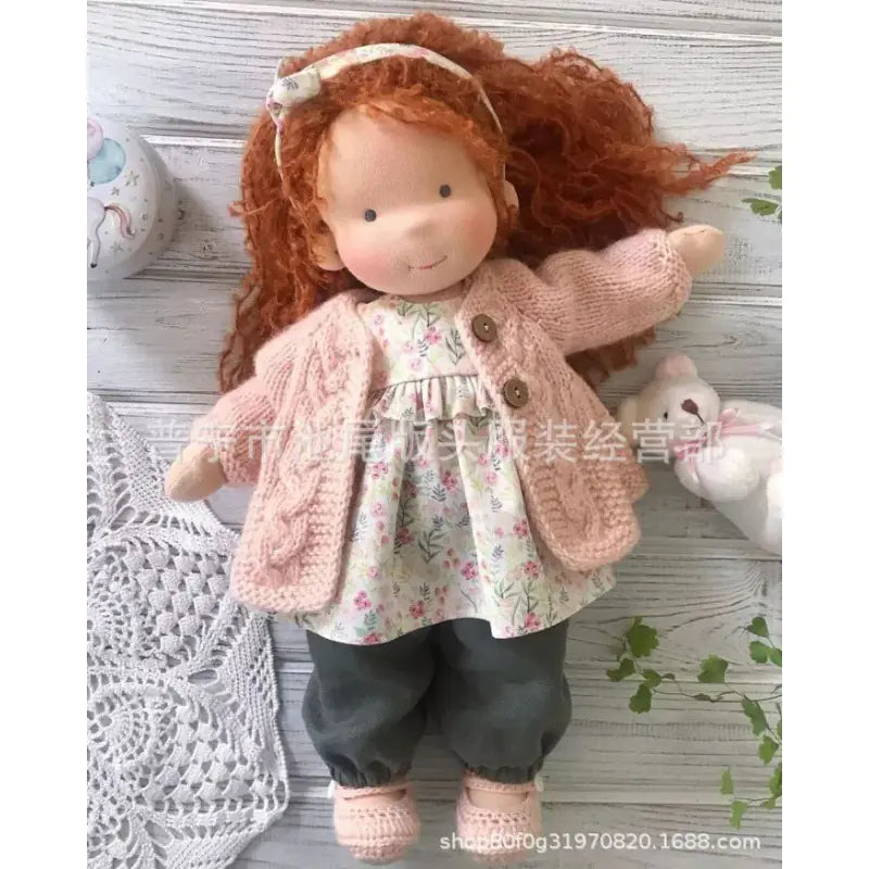 Handmade Mini Dress-Up Doll DIY Gift Box Set