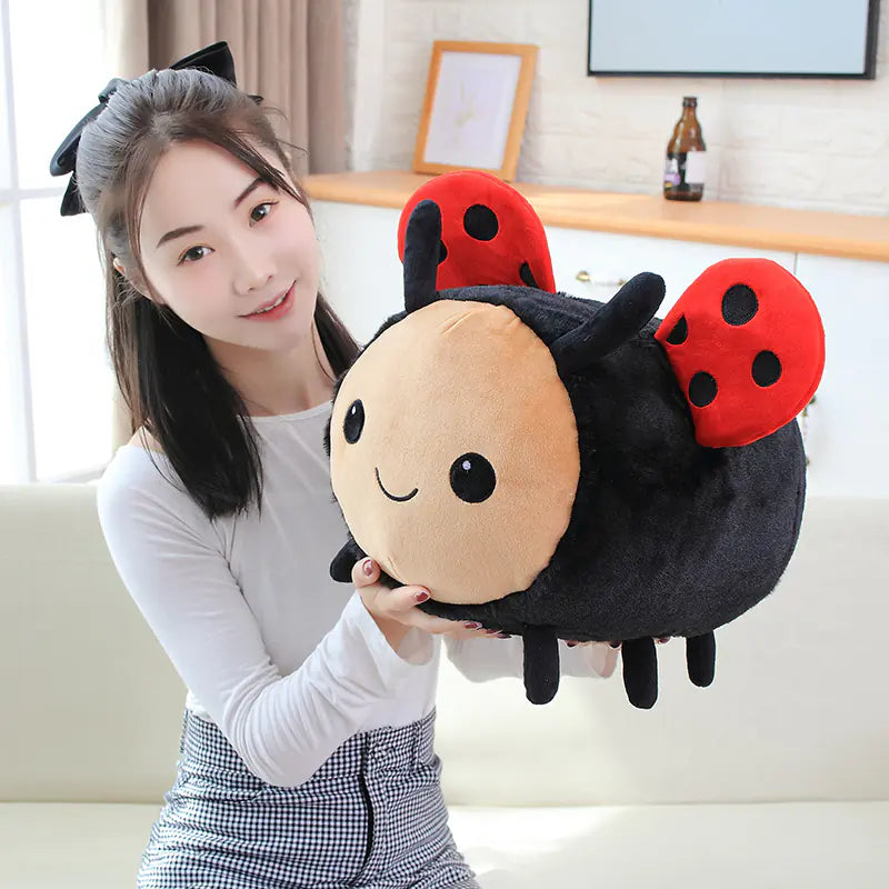 Cartoon Bee Ladybug Plush Toy for Kids and Gifts