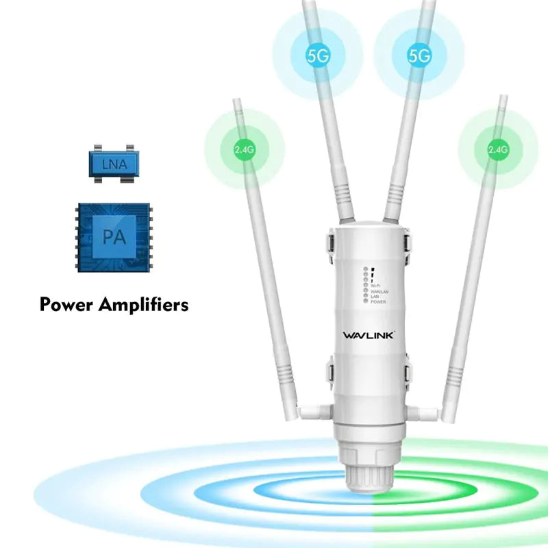 AC600 Dual-Band Outdoor Wireless AP Signal Repeater
