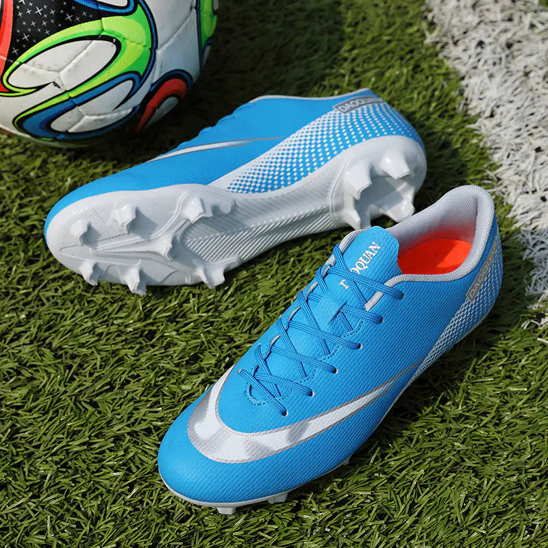 Men's Microfiber Soccer Shoes for Outdoor Sports