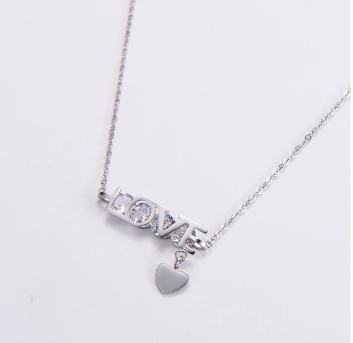 18K Gold-Plated Love Necklace - Harajuku Style for Women