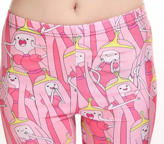 Fashion Printed Leggings for Women - Colorful Pencil Pants