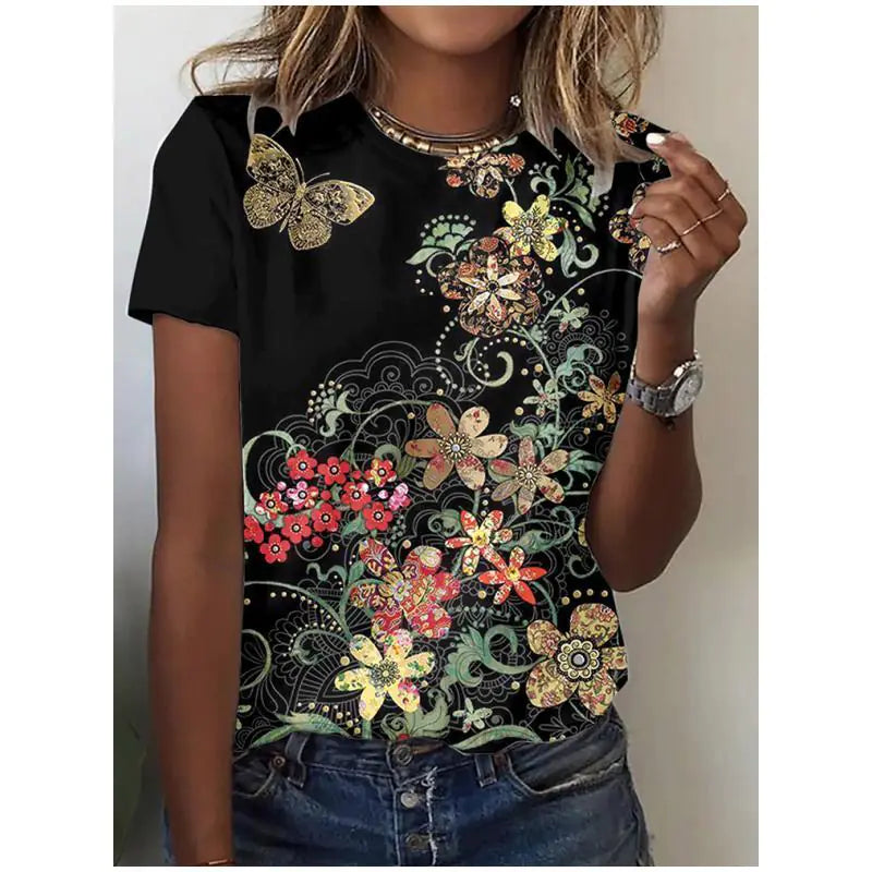 Butterfly Women's Casual T-Shirt