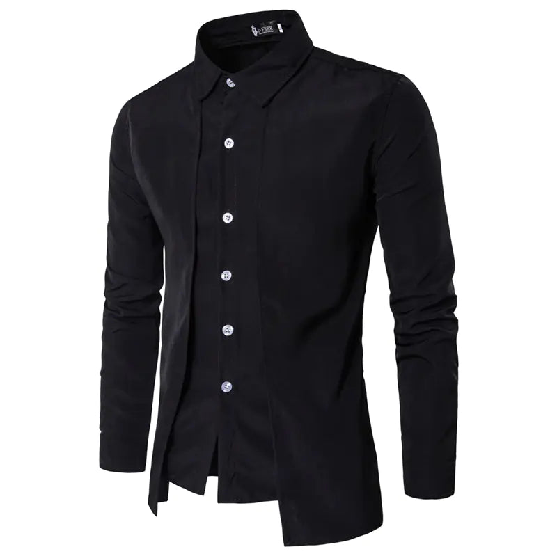 Men's Slim Fit Long Sleeve Shirt - New Style Two-Piece