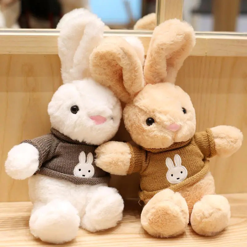 Cute Long-Eared Cartoon Plush Rabbit Toy