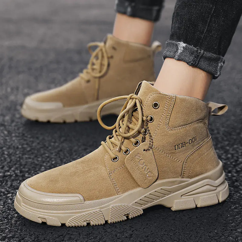 Men's High-Top British Style Trendy Martin Boots