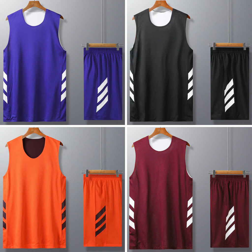 Reversible Basketball Jersey and Pants Set for Men & Women