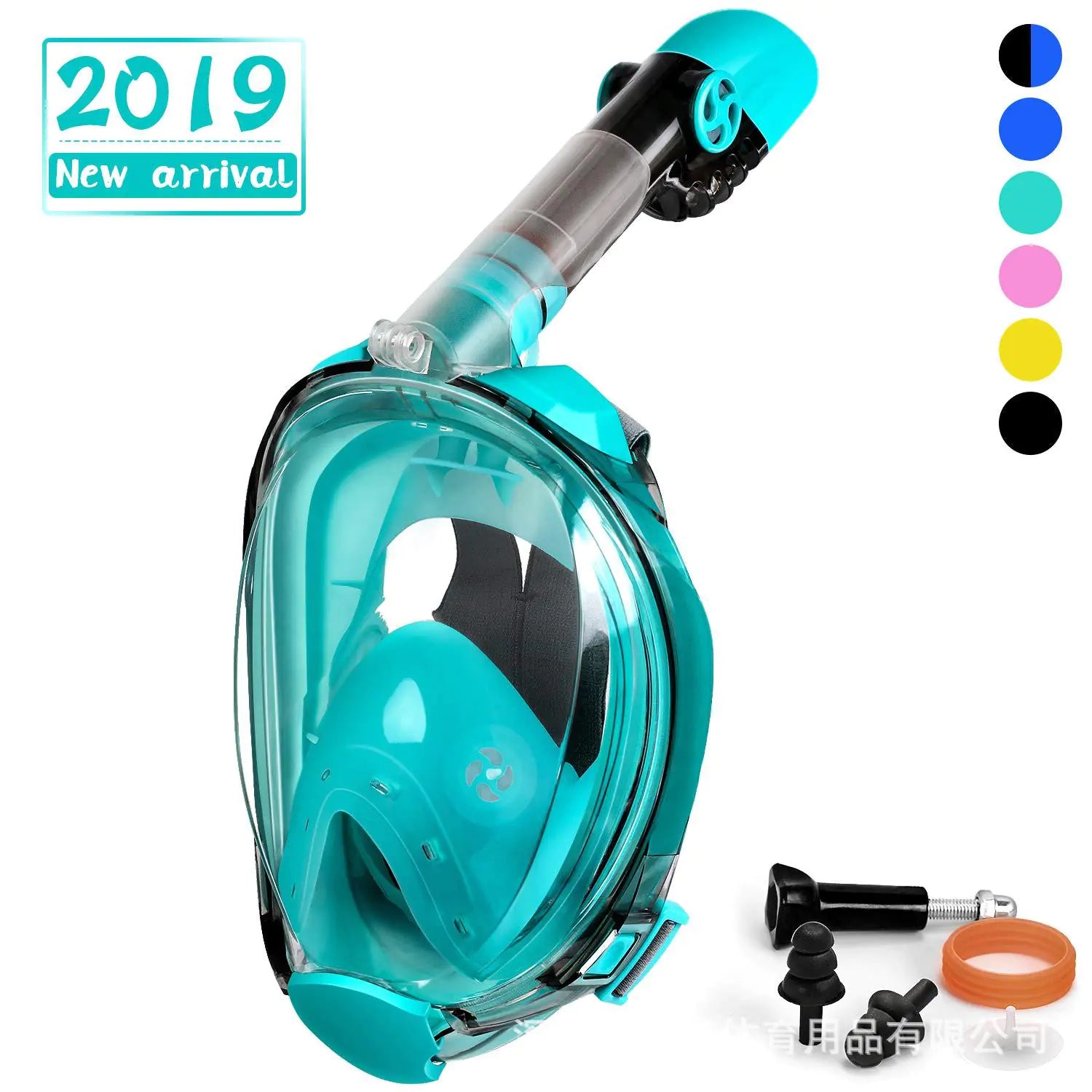 Full Face Dry Snorkel Mask for Swimming and Diving Gear