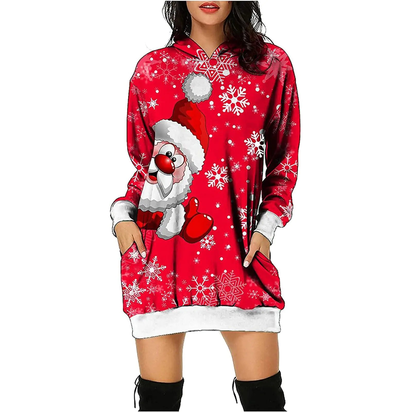 Women's Long Sleeve Sweater Dress