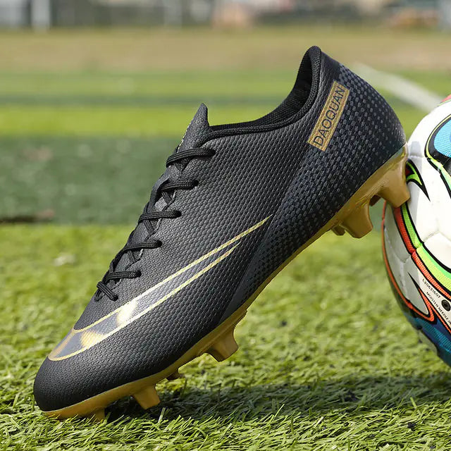 Men's Microfiber Soccer Shoes for Outdoor Sports