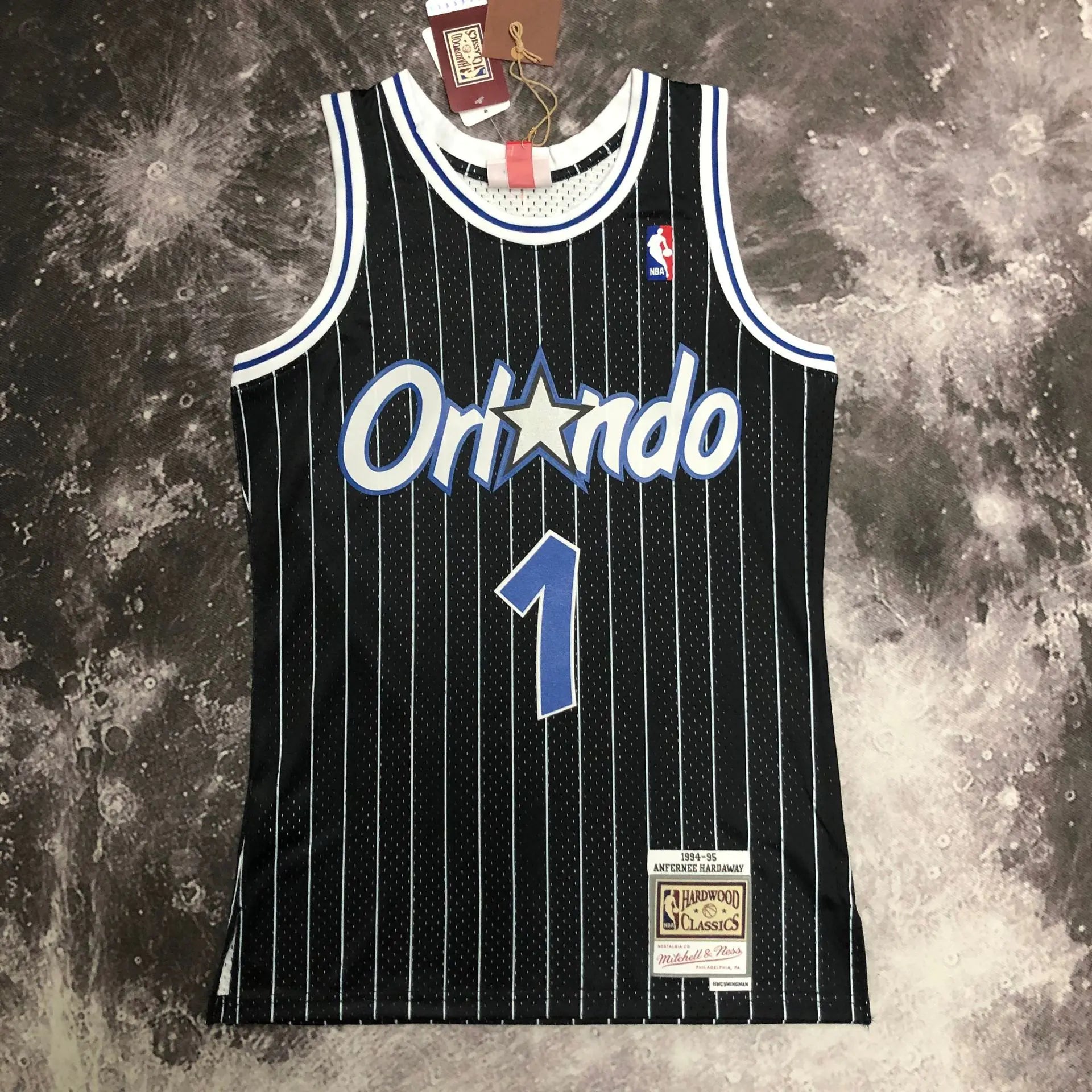 MN Retro NBA Magic Team Jerseys - Black & White