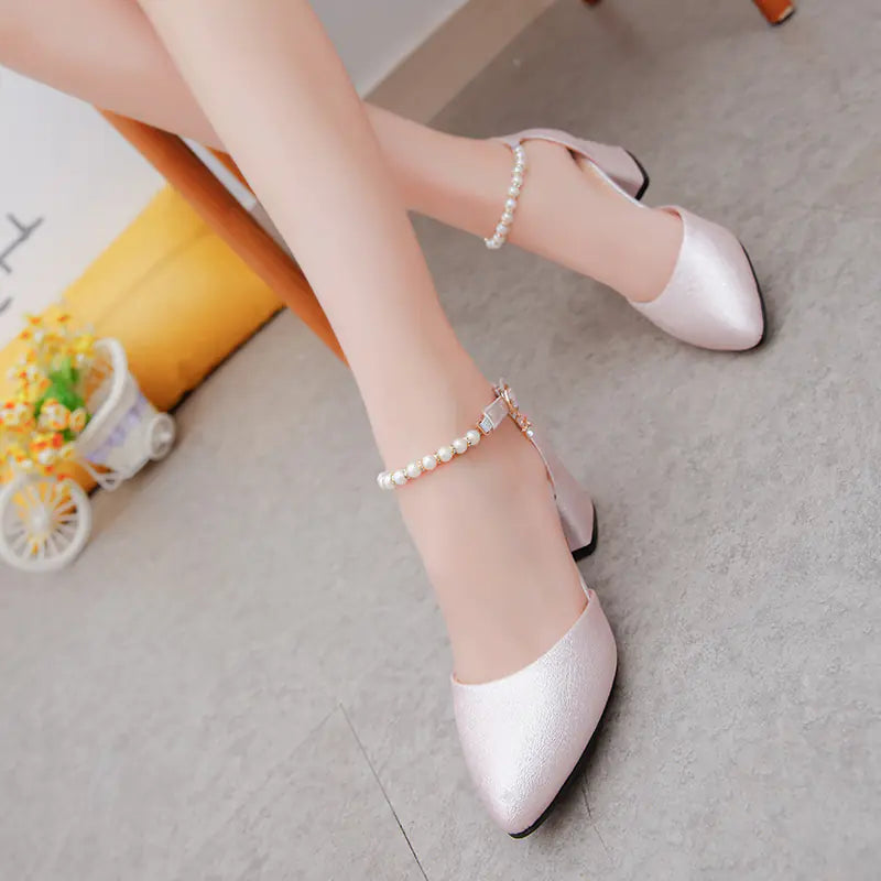 Tacones Altos de Verano para Mujer con Tacones Gruesos