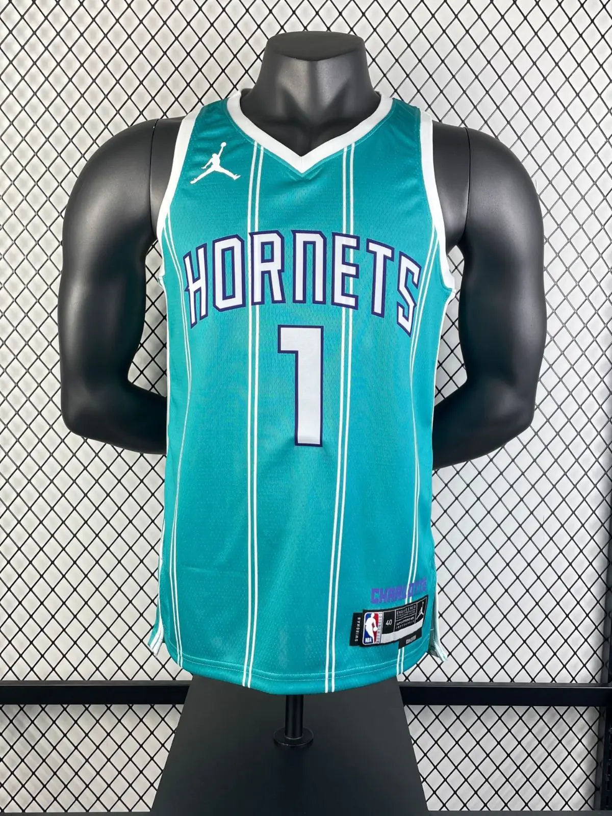 Hornets 2023 Season White Blue NBA Jerseys (Quick-Dry)