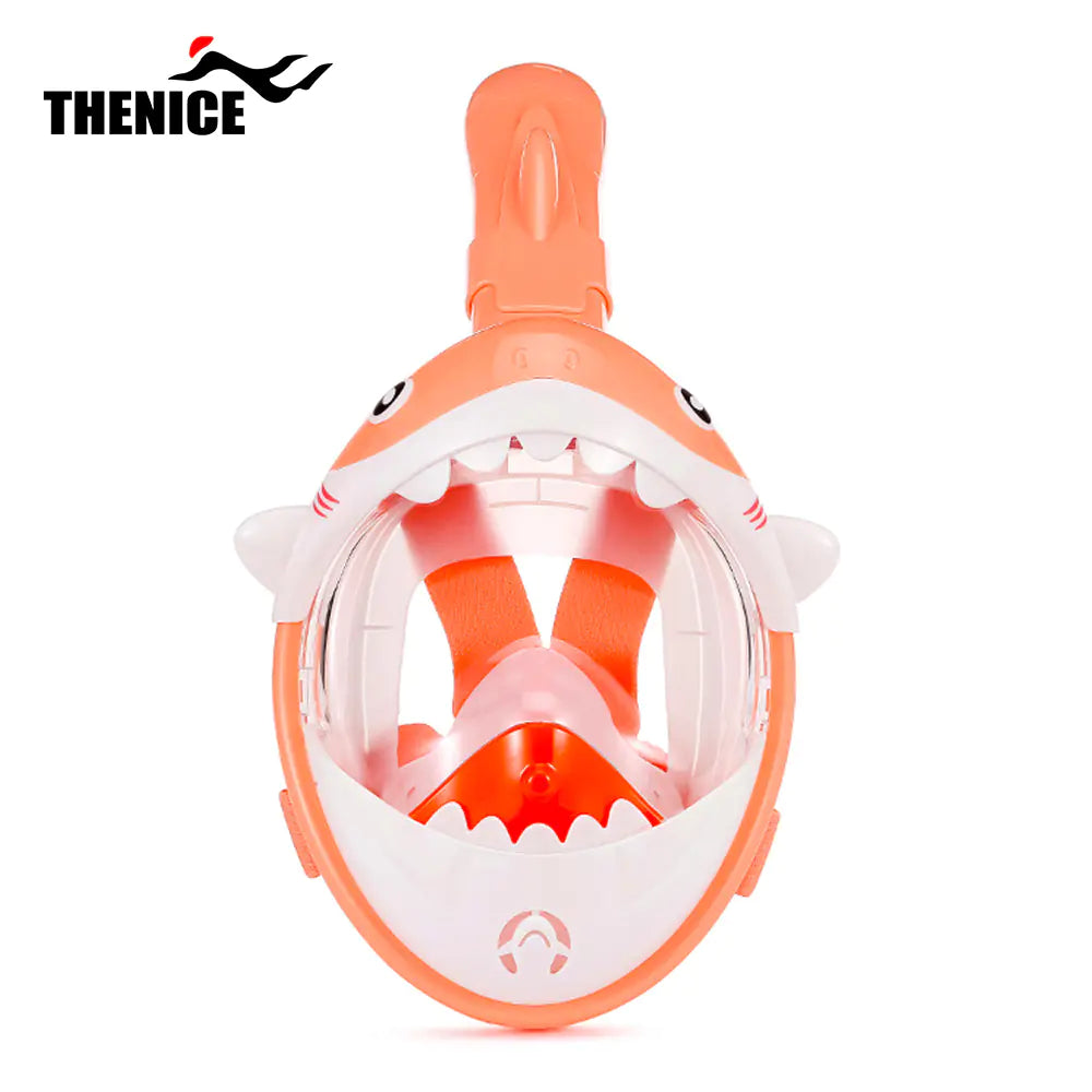 THENICE Kids Full Dry Snorkel Mask for Swimming