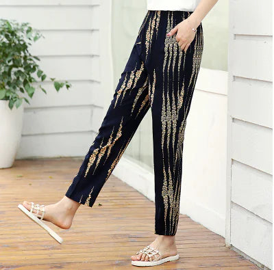 Summer Loose High-Waist Casual Pants for Women