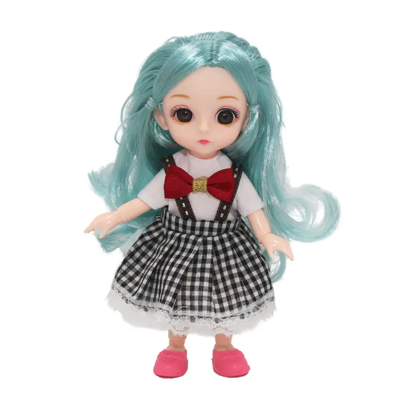 16-17cm Casual Dress Set for 6-inch Doll with Joints