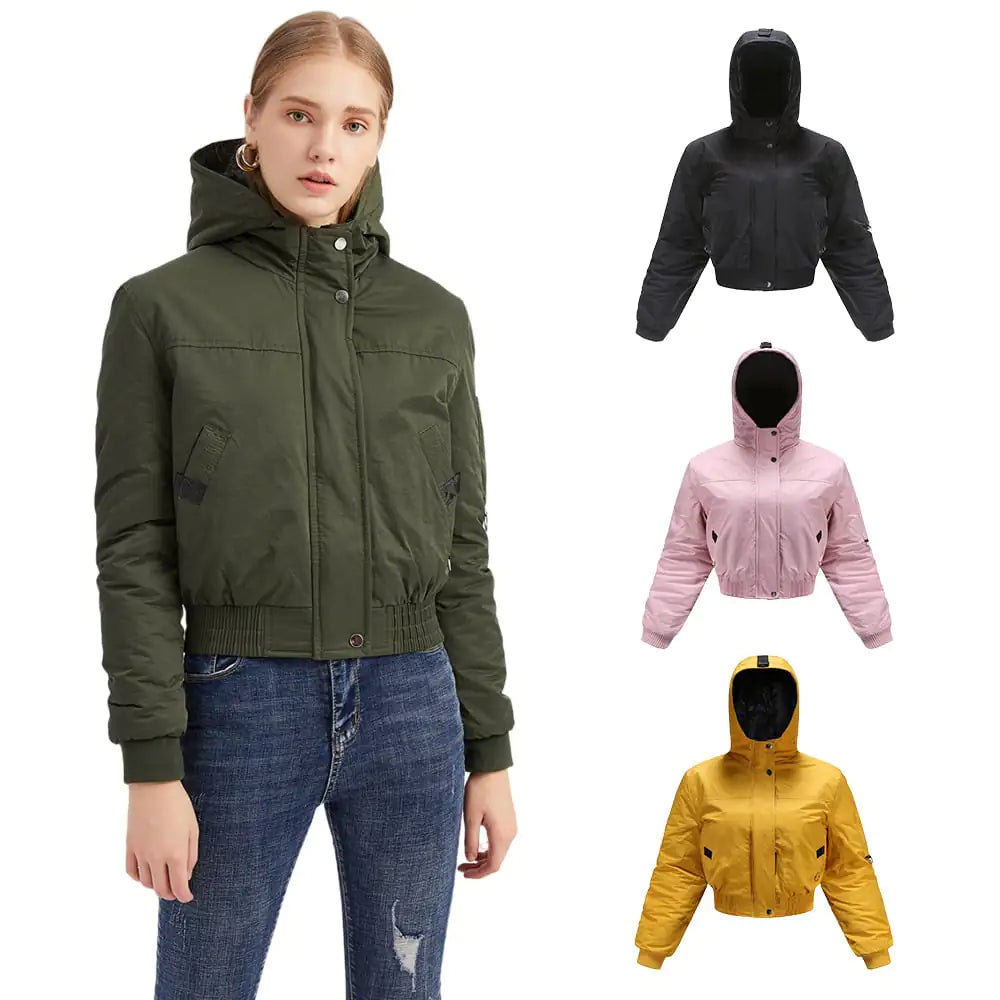 Casual Loose Long Sleeve Cotton Jacket for Women