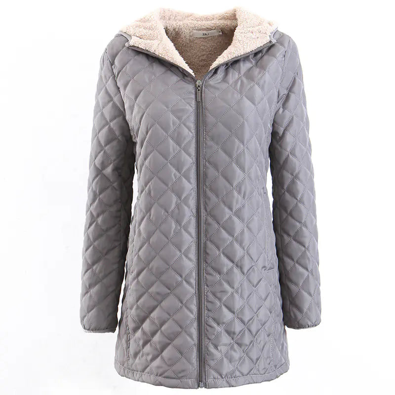 Lightweight Hooded Long Sleeve Cotton Jacket