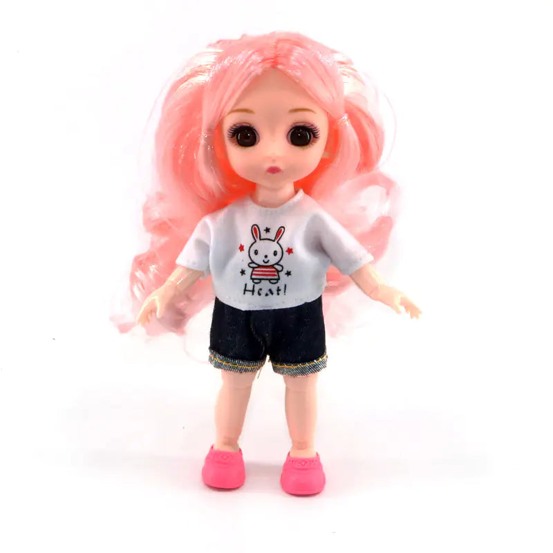 16-17cm Casual Dress Set for 6-inch Doll with Joints