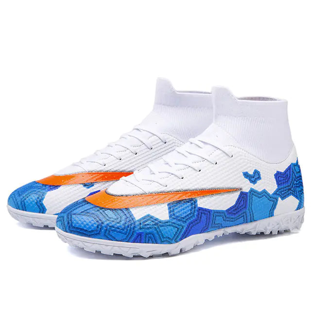 Men's Outdoor Sports Soccer Shoes in Microfiber Material