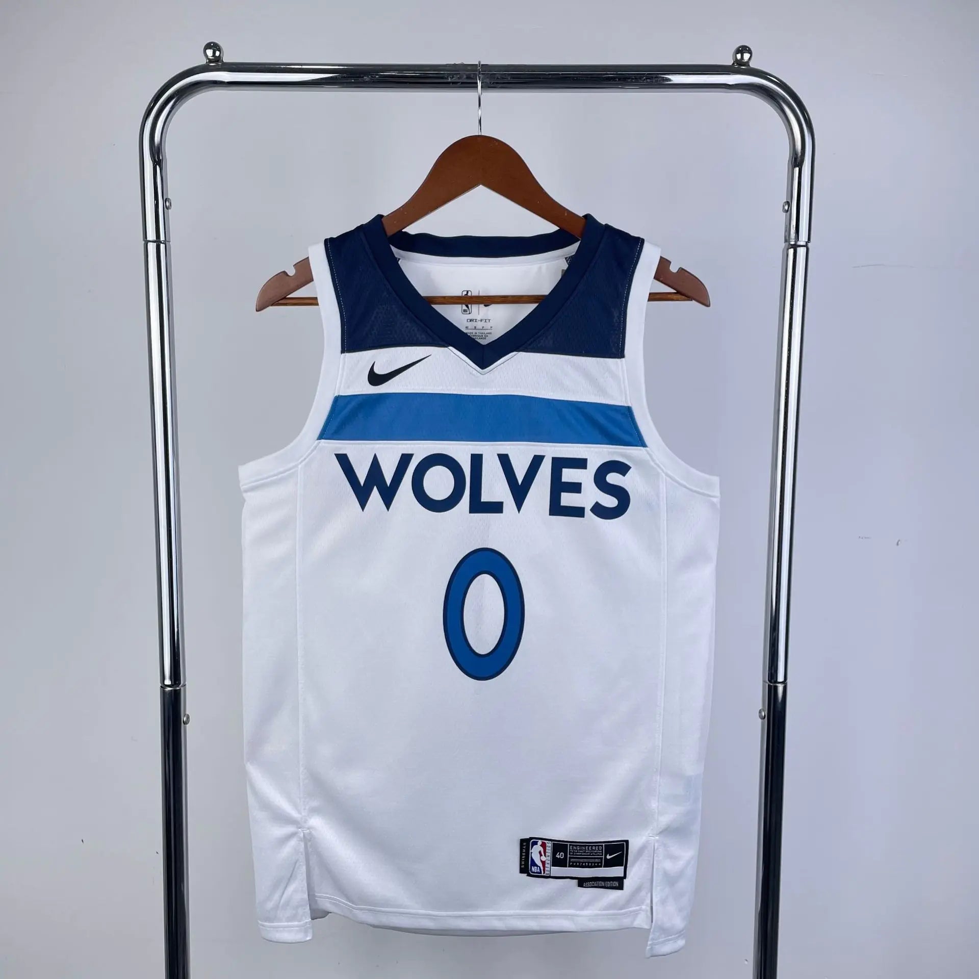2023 Season Timberwolves Home White NBA Jerseys