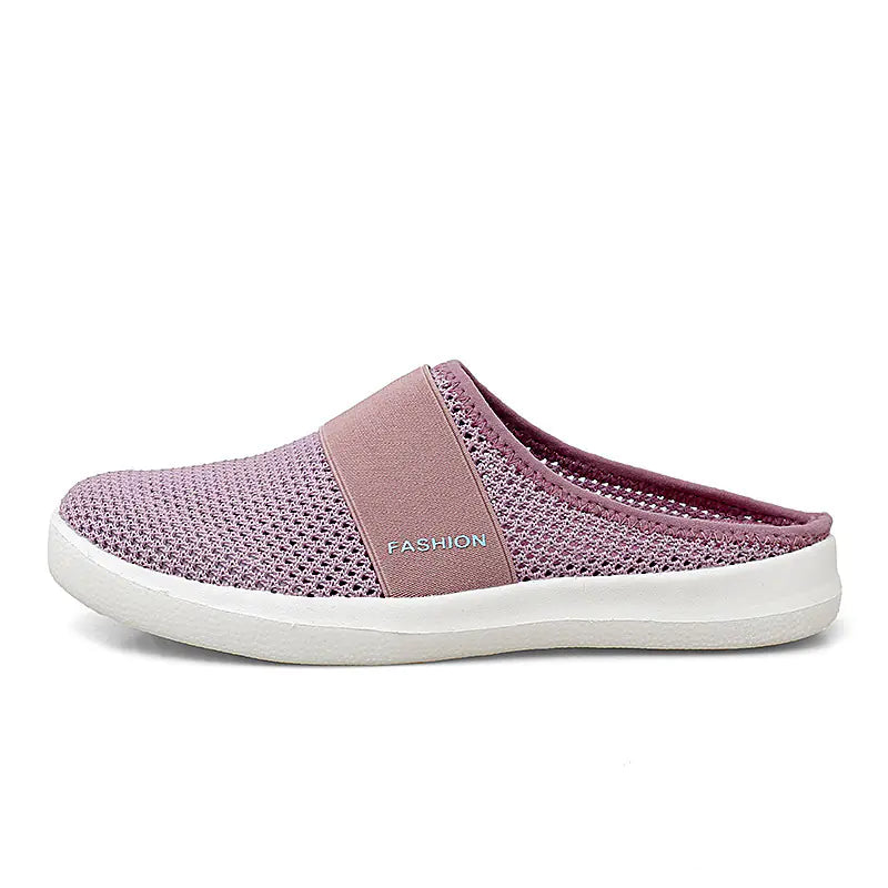 Sommer Damen Baotou Mesh-Loch Pantoffeln