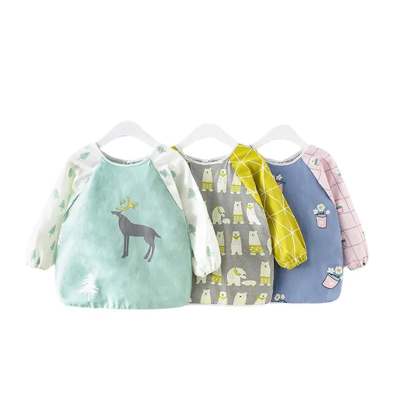 Children's Cotton Bib Apron for Spring/Summer Use