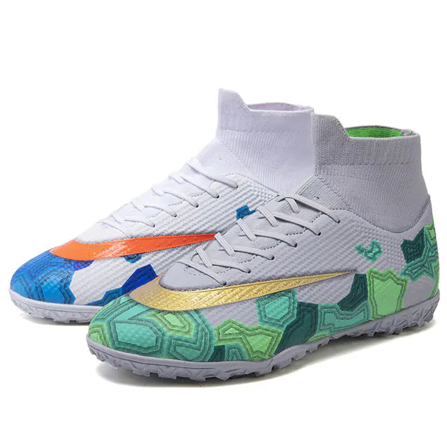 Men's Outdoor Sports Soccer Shoes in Microfiber Material