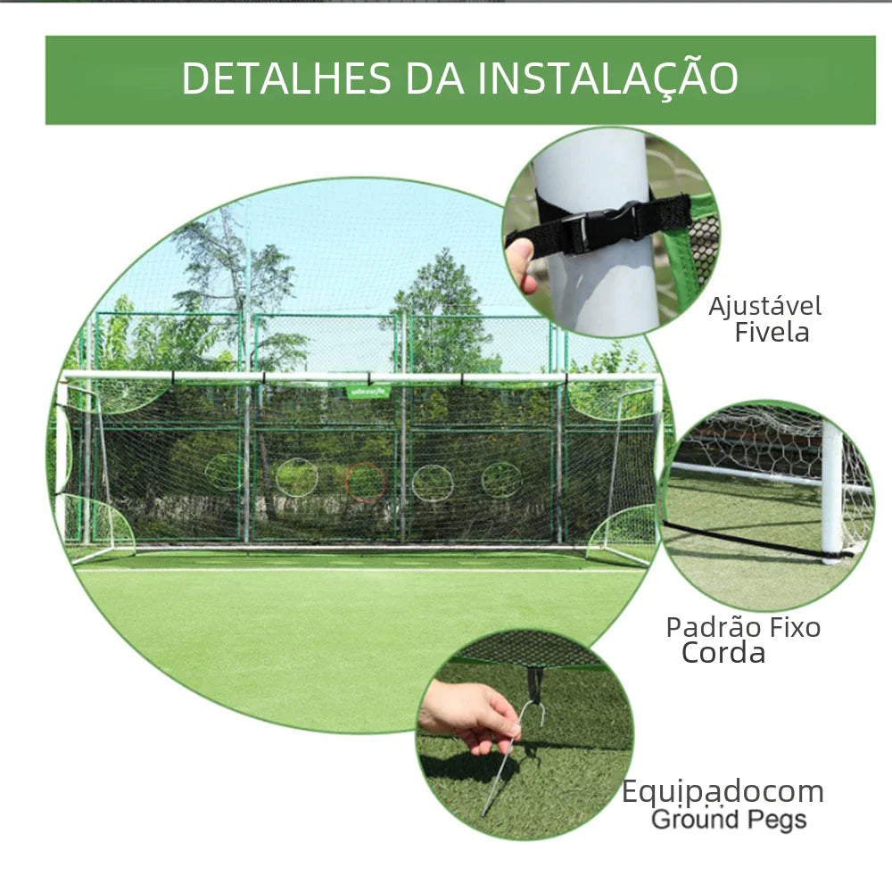Portable Soccer Goal Net for Indoor/Outdoor Use
