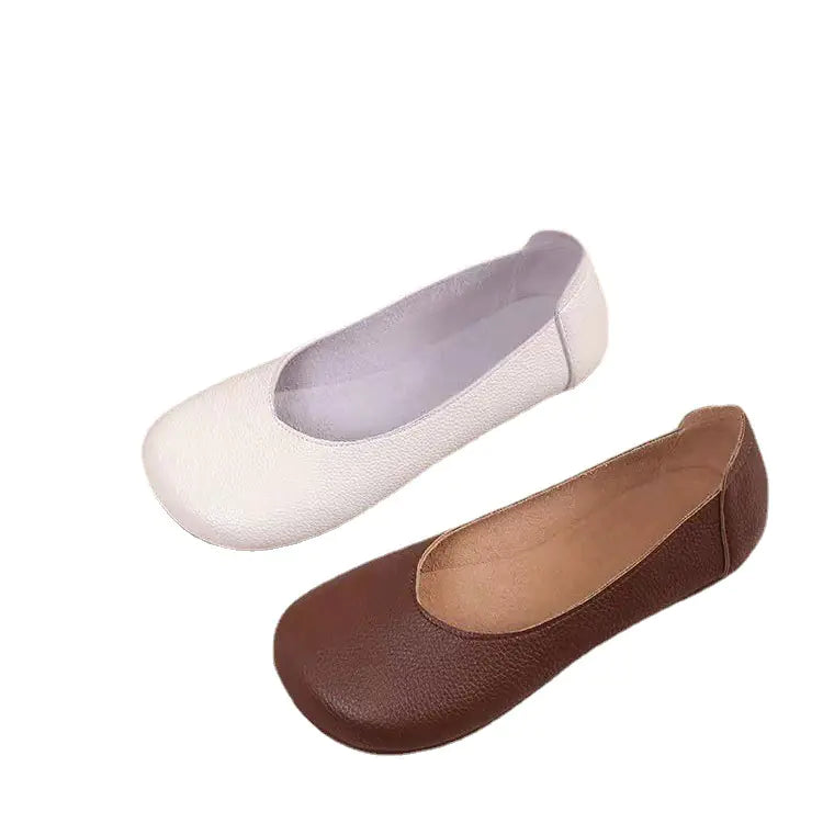 Spring New Flat Slip-On Round Toe Witch Shoes