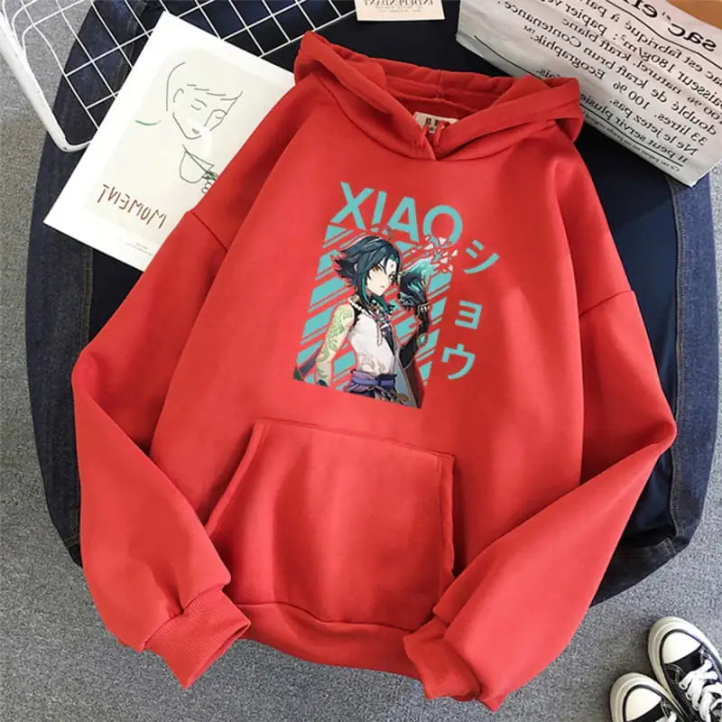 Couple Hooded Fleece Pullover Sweater