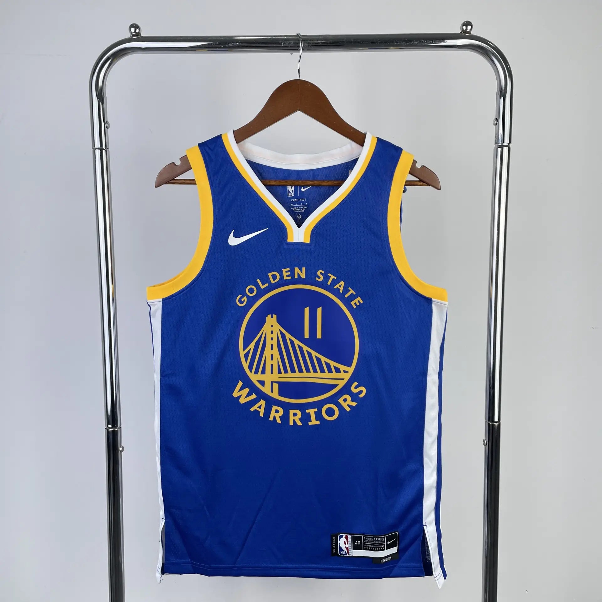 Warriors 23 Season Blue Jerseys: Curry, Thompson, Durant