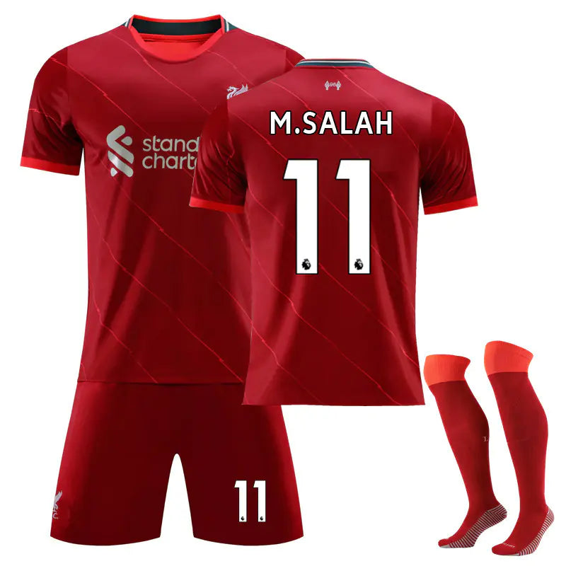 Soccer Jersey Set: Salah 11, Mane 10, Darwin 27