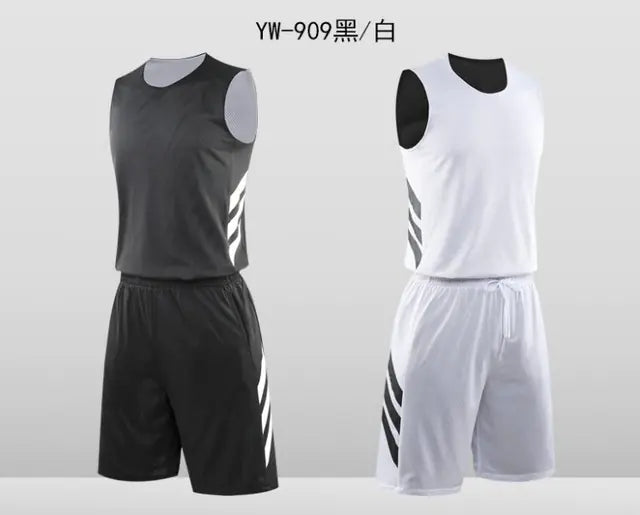 Reversible Basketball Jersey and Pants Set for Men & Women