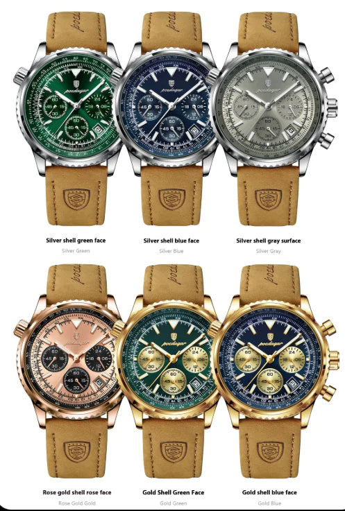 Leather Quartz Watch