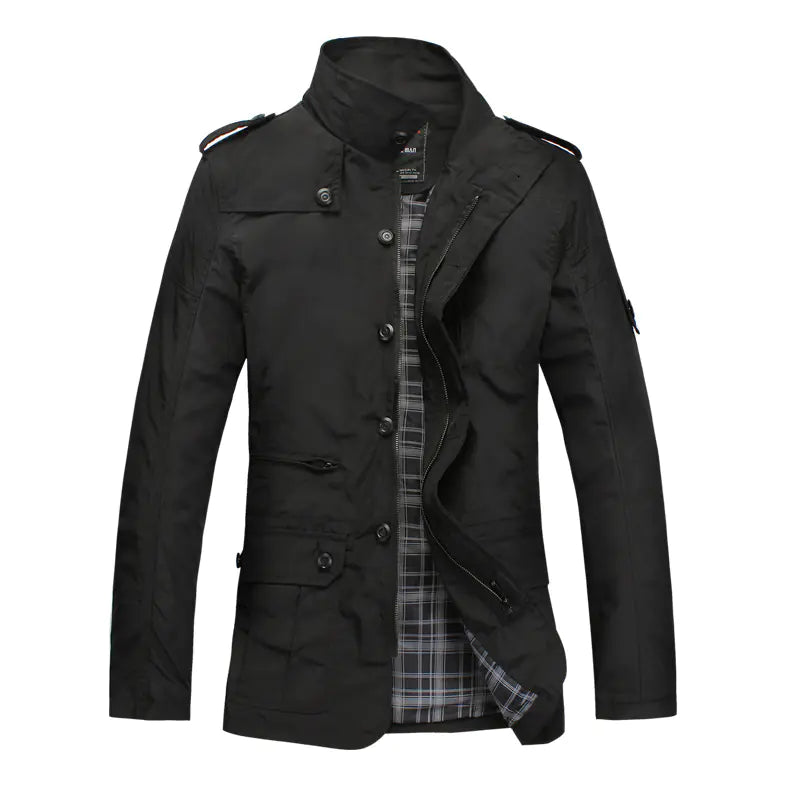 Men's Casual Stand Collar Jacket