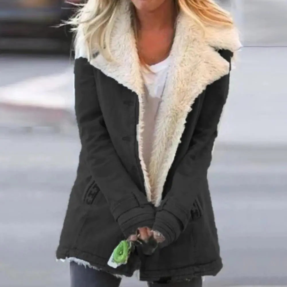 Thick Warm Hooded Parka Jacket for Women